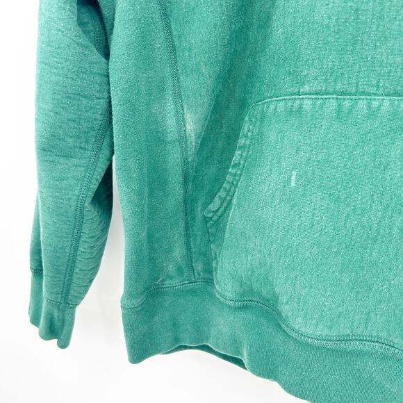 Supreme Mens Streetwear Sporty 2019 Heavyweight Logo Fleece Hoodie Size M Green - Picture 5 of 11